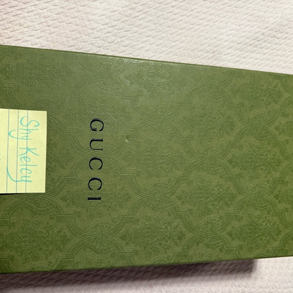 GUARANTEED AUTHENTIC GUCCI Denim GG Monogram Angelina Platform 55mm Blue Size 39 - Picture 5 of 9